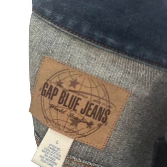 GAP Women's Blue Jeans Denim Jacket Size Large - Picture 3 of 5